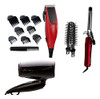 Combo Maquina Cortar Pelo Remington + Secador Gama + Buclera 0
