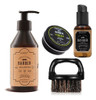 Set Barba Shampoo,pomada Mate Y Serum Primont Cepillo Finger 0