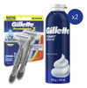 Combo Gillette Espuma + Maquina De Afeitar 0