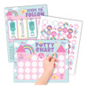 Gráfico De Entrenamiento Inodoro Para Niñas Con Stickers 0