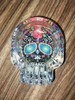 Ceniceros Con Diseño De Calaveras, De Vidrio Macizo 2