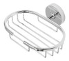 Copa Montado Baño Baño Acero Inoxidable Jabón Platos Soporte 2