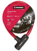Candado Cable C/llave 100cm Hermex  Cb-10 0