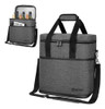 Bolso Aislado Para 6 Botellas, Tamaño Portable, Gris Carbón 0