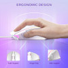 Mouse Blanco Para Pc Laptop Mac (botón De Disparo X Juegos) 6