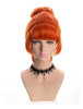 Yuehong Cosplay Wig Orange Bun Pelucas De Pelo Sintetico Riz 0