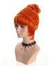 Yuehong Cosplay Wig Orange Bun Pelucas De Pelo Sintetico Riz 1