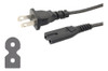 6 Ft Cable Eléctrico Polarizado 2 Cantante, Cable De Pared D 0