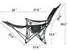 Silla De Camping Plegable Portatil C/reposapies Extraible -r 5
