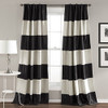 Exuberante Decoración Montego Ventana Cortina De Rayas Set 0