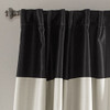 Exuberante Decoración Montego Ventana Cortina De Rayas Set 1
