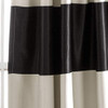 Exuberante Decoración Montego Ventana Cortina De Rayas Set 2