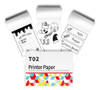 Omezizy T02 Mini Papel De Impresora - Papel Adhesivo Blanco 0