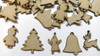 20 Figuras Navidad Para Colgar Fibrofacil 5cm Mdf 3mm 4