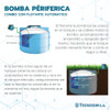 Bomba Periferica Eleva Agua Vasser  1/2 Hp + 2 Automaticos 4