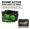18pc Moto Luz Led Kit ¦ Acento Personalizadas Todo Color Pod 3