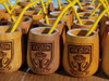 Mates De Algarrobo Personalizados Premium Con Bombillas X24u 5