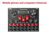 Microfono Brazo Estudio Condensador Y Consola De Sonido V8s 4