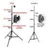 1 X Luz De Foto Estudio 2m 7 Pies Soporte Trípode Ajustable 4