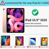 iPad Air 4 Case Pu Leather Hard Back Shell Protective 7