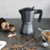 Cafetera 6t D10x21cm Aluminio Tiramisu - Marble Negro 4