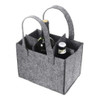 Bolsa Transporte 6 Botellas Vino Con Asas Fieltro Iluminaras 0