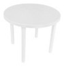 Mesa De Plástico Voss 2000 Circular 90cm Diametro Blanca 0