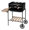 Parrillero Parrilla Asado Portatil Camping Barbacoa Mor 0