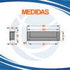 Cubeta Tirador Aluminio 96 Mm Cajón Hafele M Cima Morón 1