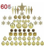 Juego De Adornos De Bolas Para Arbol De Navidad-dorado 4