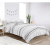Kb & Me Bohemian Boho Chic Blanco Y Gris Macrame Tufted Tass 1
