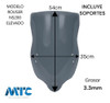 Parabrisa Elevado Con Soporte Bajaj Rouser Ns200 Fume Mtc 4