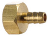 Teton Hembra 1/4 Bronce Espiga Para Manguera Pack X4 Unid 2
