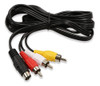 Cable De Vídeo Electop, S-video A Rca, Compuesto, 4 Pines 6
