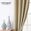 Vangao Cortinas Beige De 84 Pulgadas De Largo, 2 Paneles Par 1
