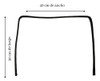 Burlete Puerta  Cocina De 60 Cm De Ancho Longvie 40 X 30 Cm 1