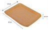 Bandeja Cartón Rect. Kraft Tipo Cubeta Nº6 (22*29*3) X 600u. 2