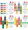 4 Set 4 Resaltadores Grueso Filgo Colores Fluo Text Marker 4