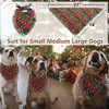 Cherpet Navidad Perro Bandana - Lindo Plaid Copo De Nieve Bo 2 Cherpet Navidad Perro Bandana - Lindo Plaid Copo De Nieve Bo 2