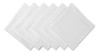 Colección De Servilletas Sólidas Dii, 20x20, Blanco, 6 Pieza 0