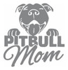Vinilo Adhesivo, Calco, Pegotin Pitbull Mom 1