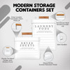 Koanessentials Modern Farmhouse Metal Laundry Pods Container 3