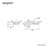 Accesorios Hidromet Jabonera Geometry Cromado 2821 1
