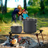 Set De Camping Completo Con Olla, Cubiertos Y Bolsa Duradera 1