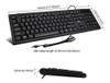 Rii Rk907 Ultra Delgado Teclado Usb Con Cable Compacto Para 1