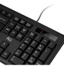 Rii Rk907 Ultra Delgado Teclado Usb Con Cable Compacto Para 3