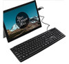 Rii Rk907 Ultra Delgado Teclado Usb Con Cable Compacto Para 5