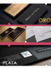 Tarjeta Personal Laminado Stamping Plata Oro Cobre X100 2
