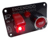 Tablero Panel Competición Tecla Con Luz Y Boton Arranque 5