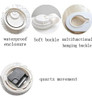 Diseño Único Silicona Impermeable Baño Mini Reloj 4